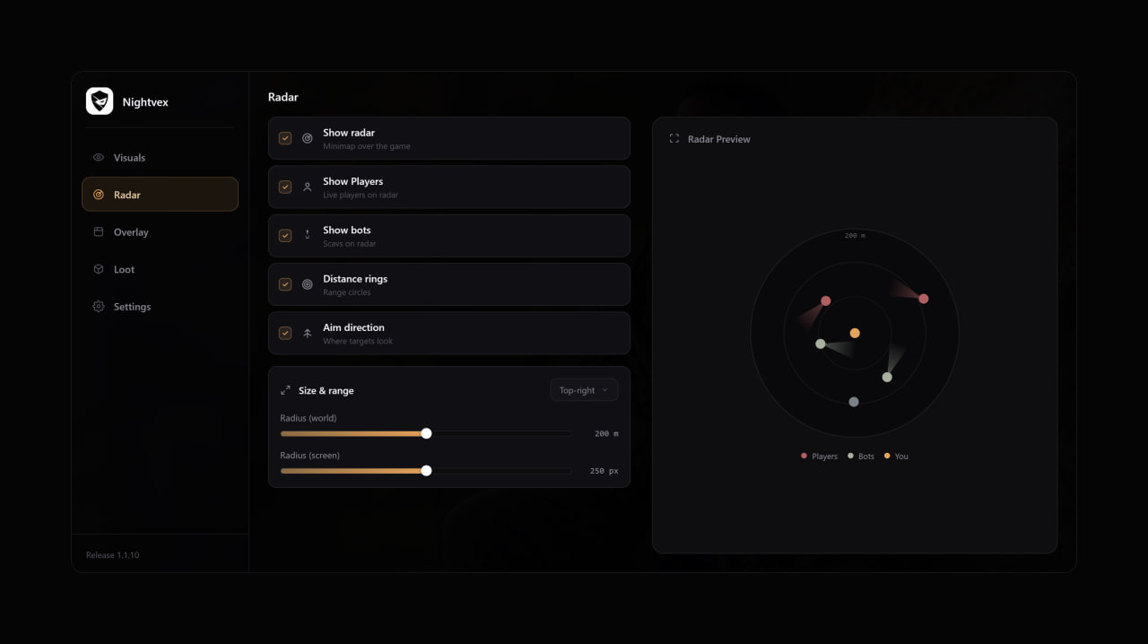 Nightvex — screenshot 2
